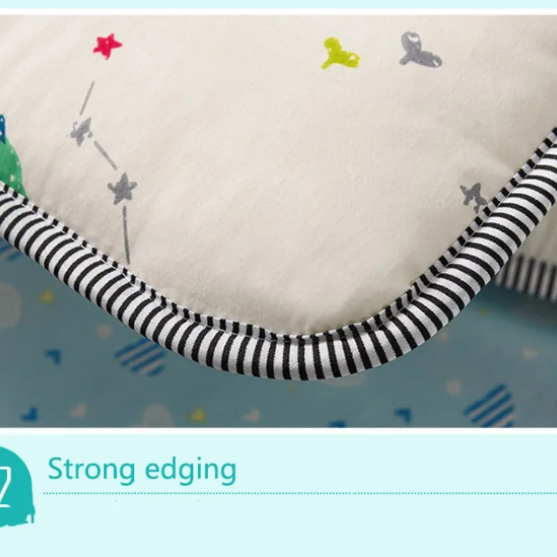Crib Mat All Cotton Thickened Embroidery Soft Breathable Foldable Washable Bed Sheets Kindergarten Baby Bed Cradle Cushion memory foam mattress