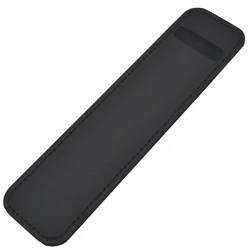 Elegant PU Leather Pen Pouch for Secure and Stylish Travel Storage (Black)