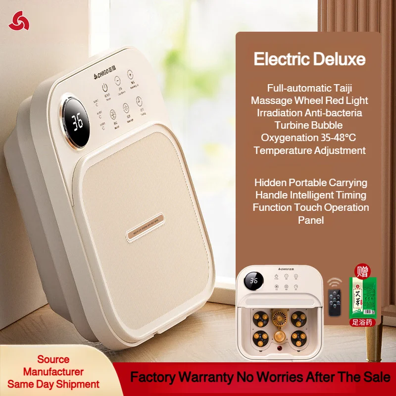 Automatic Heating Foot Bath Foldable Foot Soaking Bucket Foldable Foot Bath Tub Fully Automatic Massage Foot Bath Appliance Fully Automatic Heating Constant Temperature Tub