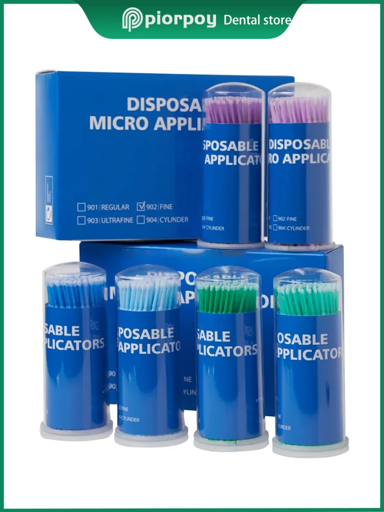 PIORPOY100PcsDentalDisposableMicroBrushesDentalMicroBrush
