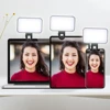 Portable Mini Selfie Fill Light Rechargeable 3 Modes Adjustable Brightness Clip On For Phone Laptop Tablet Meeting Make Up 2