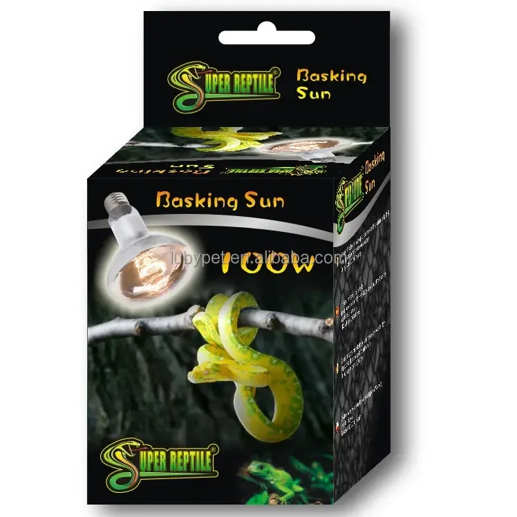 High-Performance 220V Reptile Basking Light Bulb: 75W & 100W Options for All-Year Round Comfort
