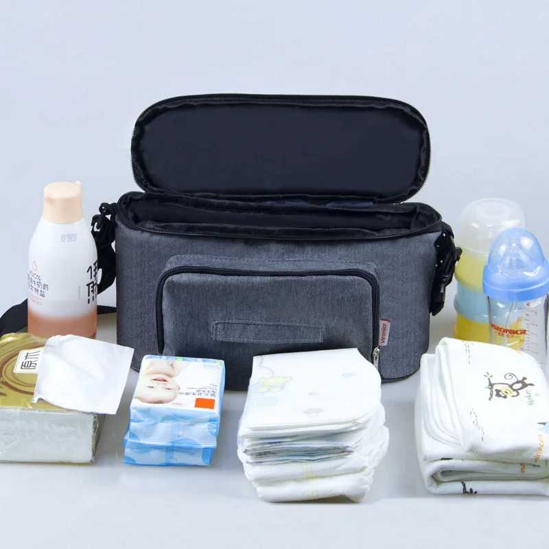 Baby Stroller Organizer Diaper Bag Mummy Bag Large Capacity Mommy Travel Hanging Carriage Pram Stroller Storage Accessories 4
