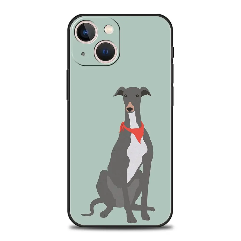 Galgo Greyhound Luxury Soft TPU Black Phone Case