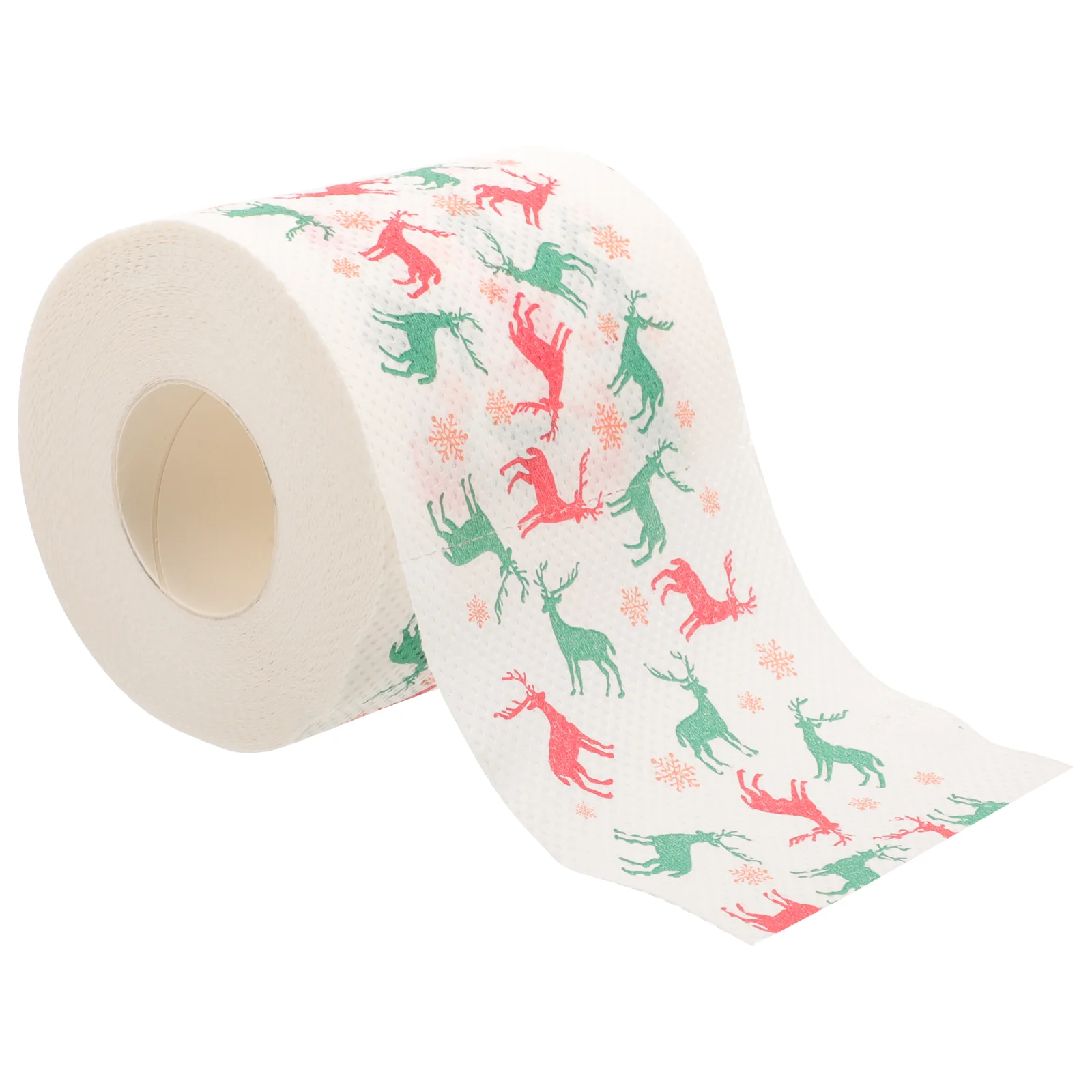 Christmas Deer Tissue Toilet Tissue Supply Household Toilet Wood Pulp Table Printed