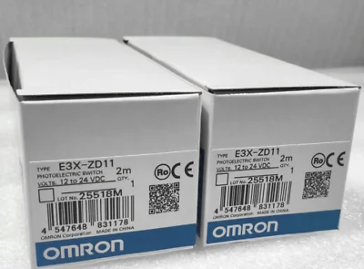 New OMRON E3XZD11 E3X-ZD11 Photoelectric Switch 