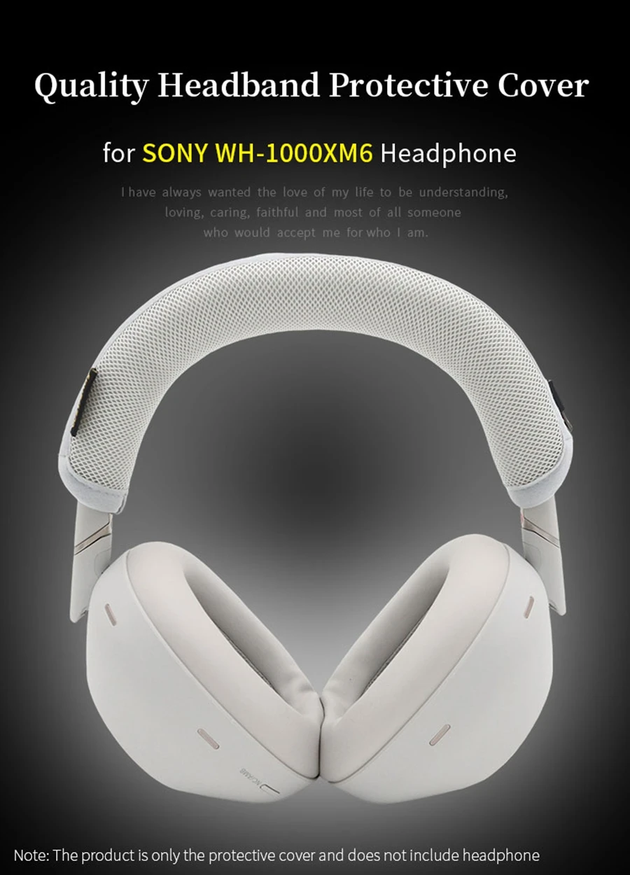 Headphone Head Beam Cover for SONY WH-1000XM6 Earphone Protective Case 1000xm6 Headset Headbeam Sleeve