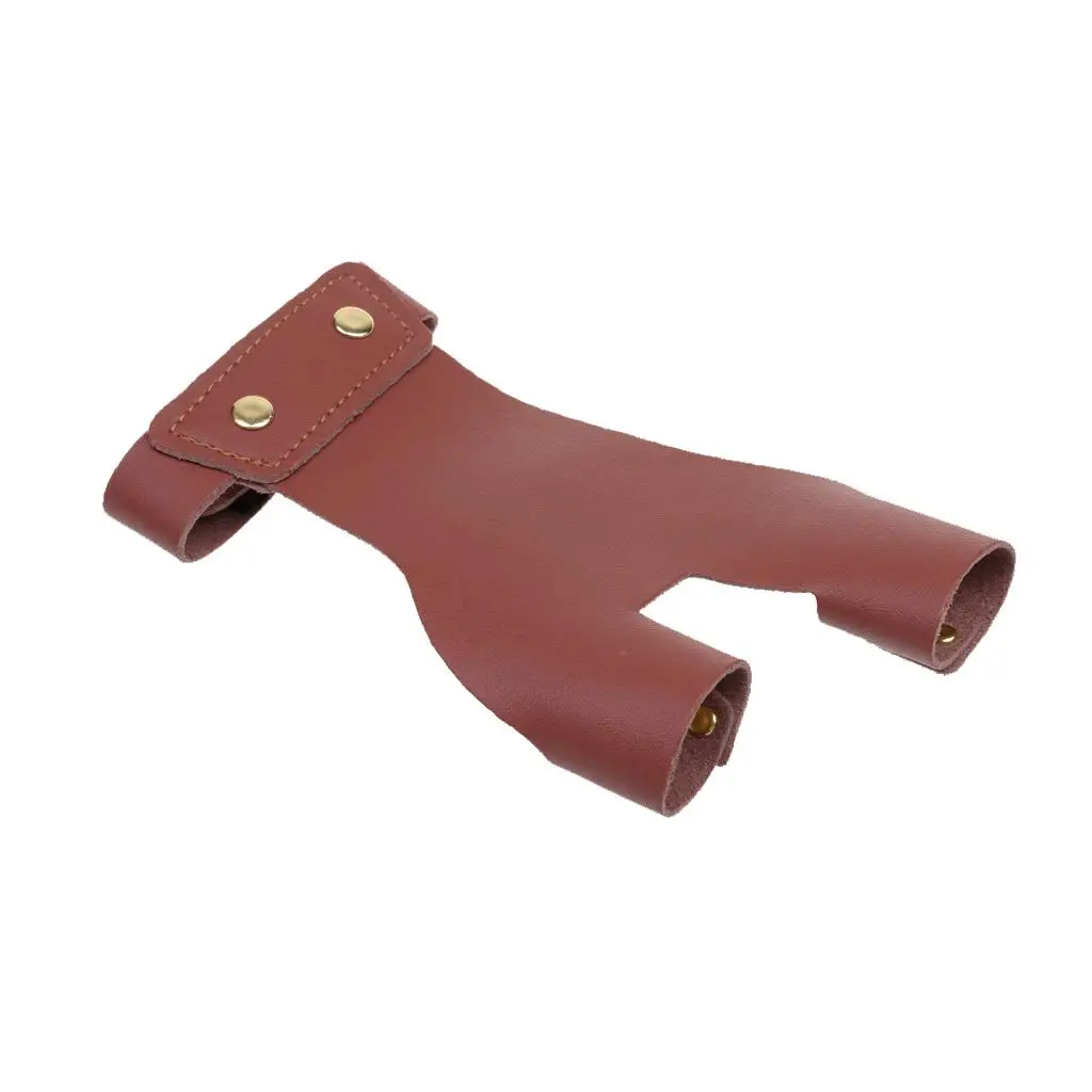 Archery Glove Protector Left Hand Guard Longbow Recurve Bow Shooting Hunting
