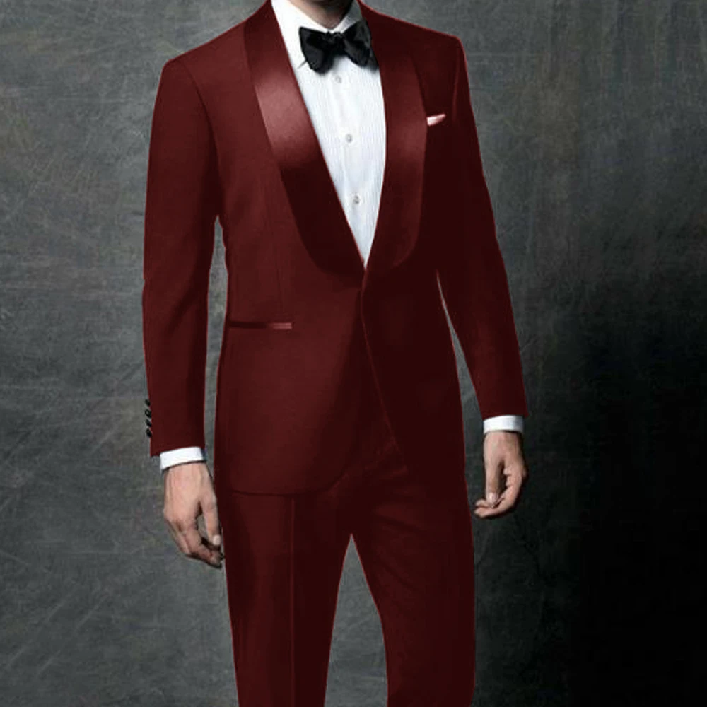 Men's Wedding Suit Elegant Suits for Men Wedding Banquet Dress Green Fruit Collar 1 Button High Quality Luxury Men's Suit Blazer