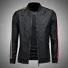 Light Luxury High-Grade Jacquard Jacket Men's Versatile Handsome Stripes Outwear Spring Autumn Male Large Size Slim Fit Outcoat 1