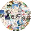 50PCS Cartoon Toro Inoue Cat Stickers Cute Decals DIY Bike Travel Luggage Guitar Laptop Waterproof Graffiti Sticker Kids Toy 1