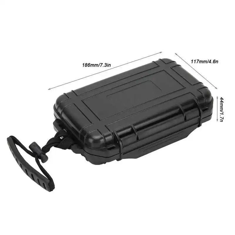 Outdoor Waterproof Survival Sealed Box Dustproof Shockproof Plastic EDC Tools Storage Container Case Holder Fishing Tackle Tools