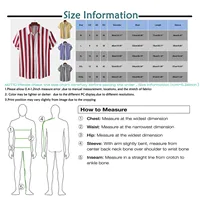Fashion Retro Striped Men's Shirt Hawaiian Casual Striped Print Vintage Shirts Loose Comfort Short Sleeve Shirt camisa masculina - Image 6