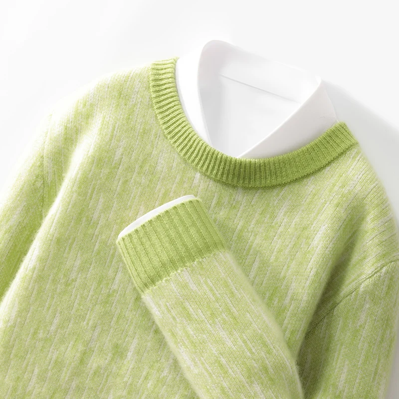 Retro Twisted Wool Knitted Bottoming Shirt Men's High Lapel 100 Pure Cashmere Sweater Autumn And Winter New Thickened Slim 2