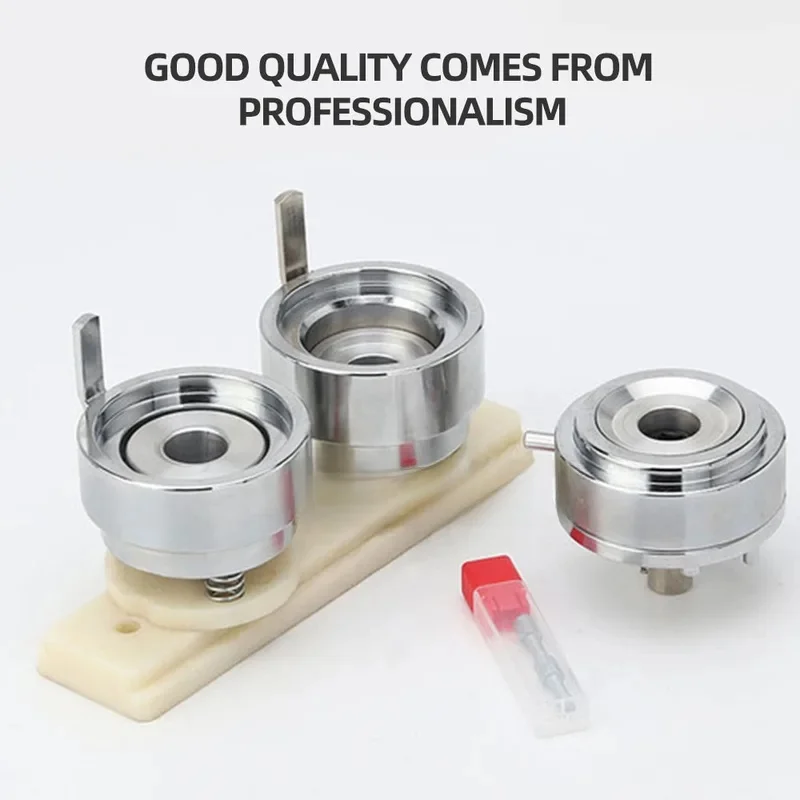 25-75MM Badge Button Maker Mold for Button Pin Badge Press Maker Machine Punching Mould DIY Making Dies Slide Rail Molds