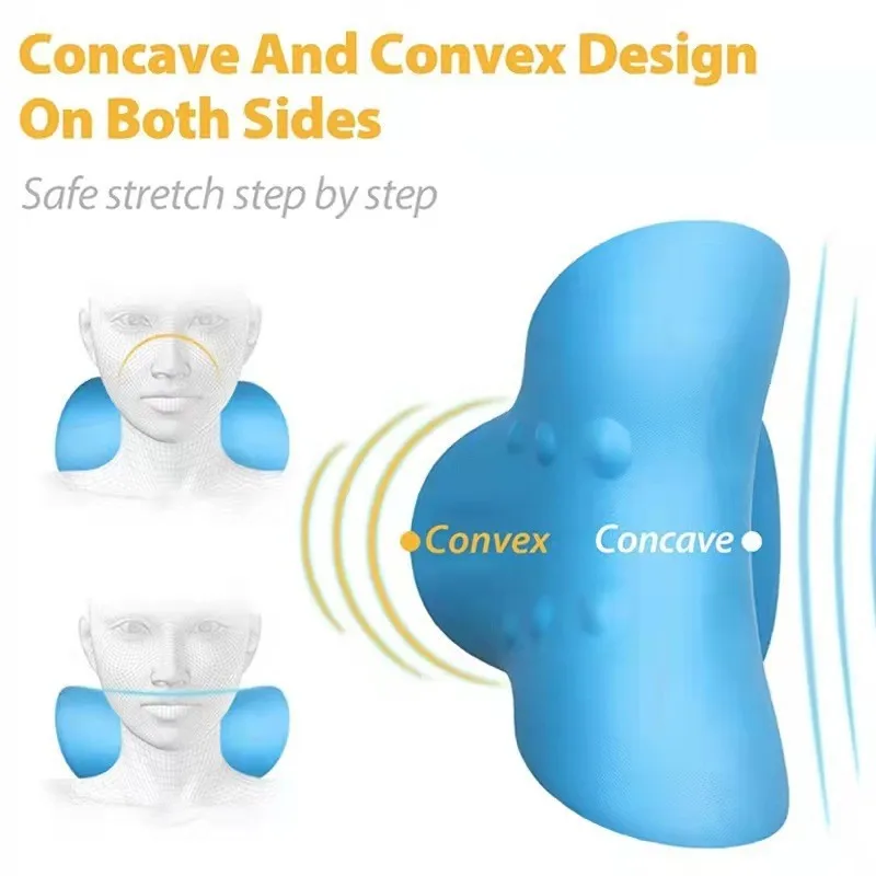 Neck Shoulder Massage Stretcher MaRelaxer Cervical Chiropractic Traction Device Pillow for Pain Relief Cervical Spine Alignment 5