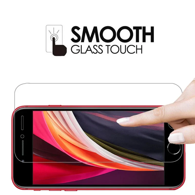 vetro temperato protettivo per iphone se 2020 protezione schermo su i phone s e es 2 se2020 se2 pellicola di sicurezza aphone aiphone iphon 9h - immagine 4