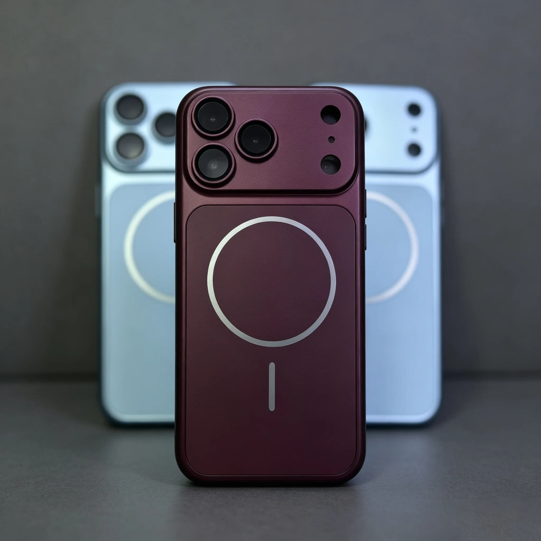Enhanced Magnetic Metal Charge Case with Large Window Plating - Rugged Protective Cover