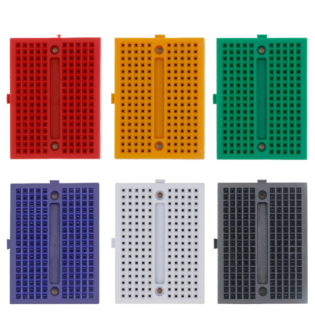 1-6 Pcs Mini Breadboard Kit with 170 Tie Points - Solderless SYB-170 Prototype PCB Bread Board for Arduino, Raspberry Pi More