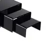 Riser for Counters, Different U-Shaped Displays Set of 3 Black Acrylic 5