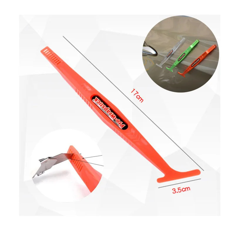 Window Tint Tools Vinyl Wrap Shank Gasket Squeegee Micro Stick Squeegee Tucking Tools for Car Window Tint Film Corner Scraper