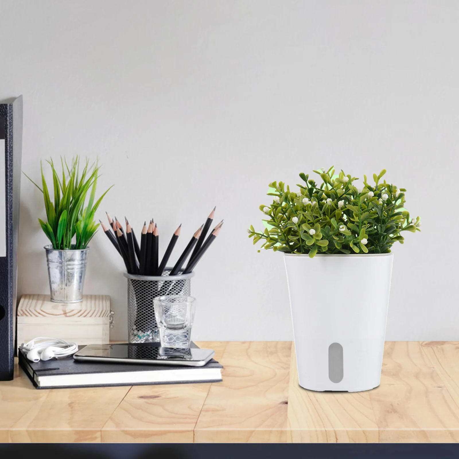 Hydroponic Automatic Water Absorption 2-layer Succulent Flower Pot Self-watering Flower Pot Hydroponic Lazy flower pot hydroponic flower pot plant pot