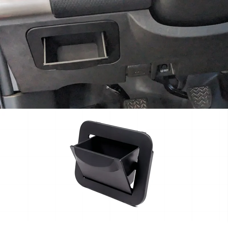 

Center Console Fuse Storage Box Compatible with Toyota FJ Cruiser 2007-2021, Driver’s Seat ABS Fuse Box Coin Container Inner Sto