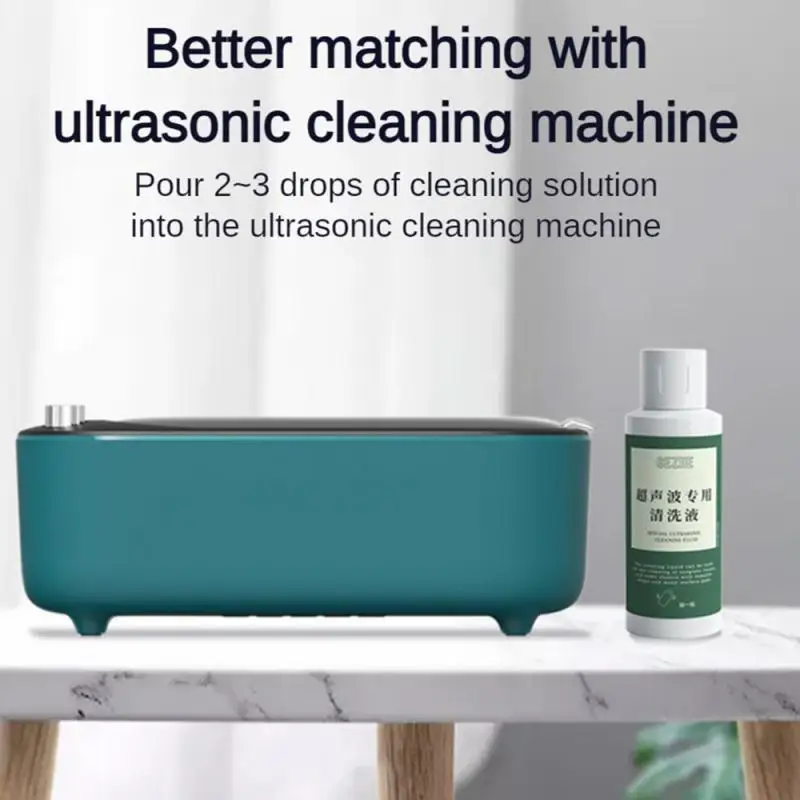 50ml Ultrasonic Special Cleaning Liquid Cleaning Machine To Wash Glasses Watch Jewelry Cleaning Artifact Cleaner Free CleanCloth 3
