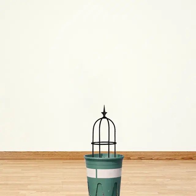 Obeliszk Növényi Hegymászó Szőlőállvány Kerti Mászó Rácsos Acél Virágkeret Cserepes Tartó Keret - Image 5