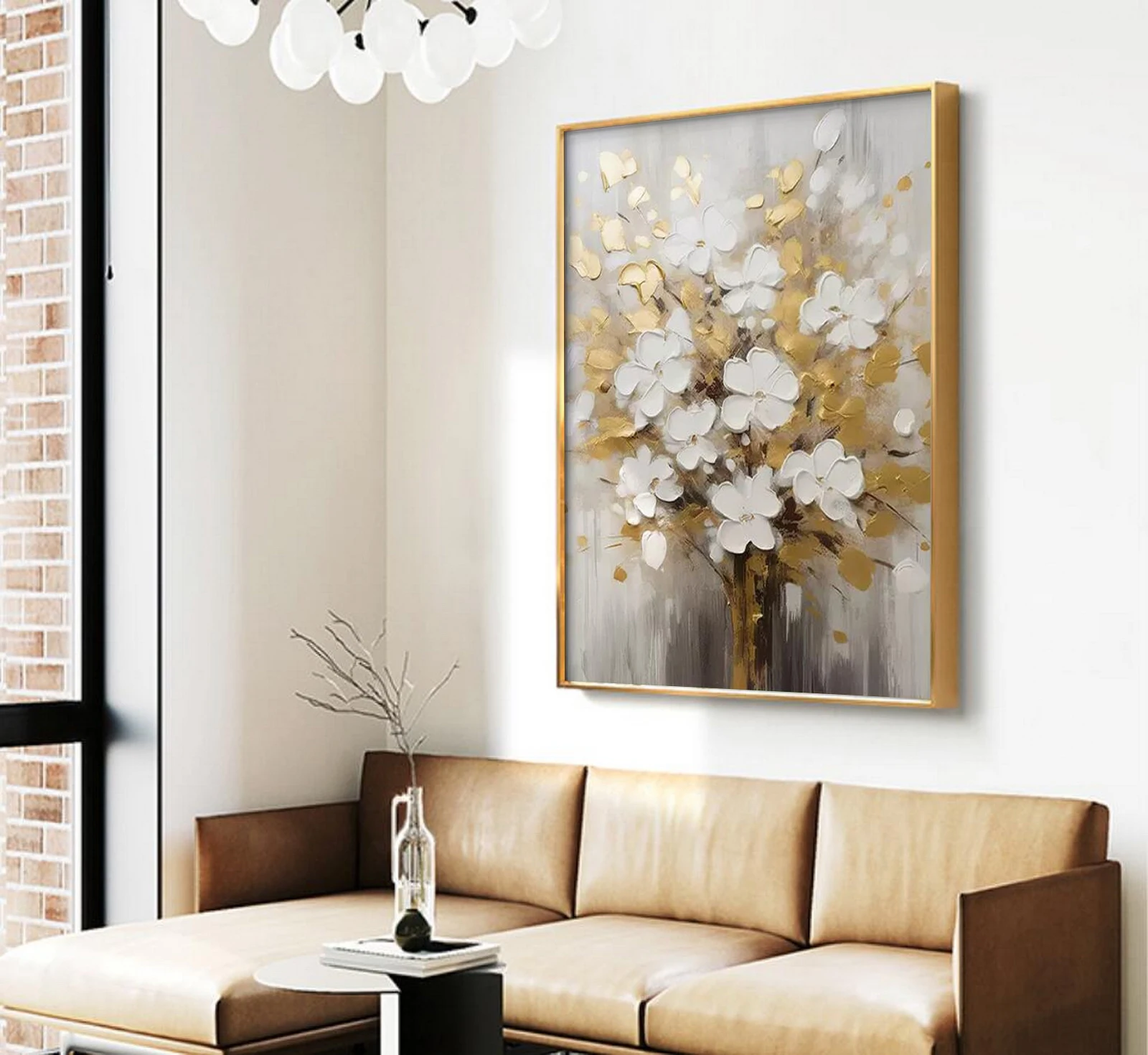 Textured Floral Oil Painting 6