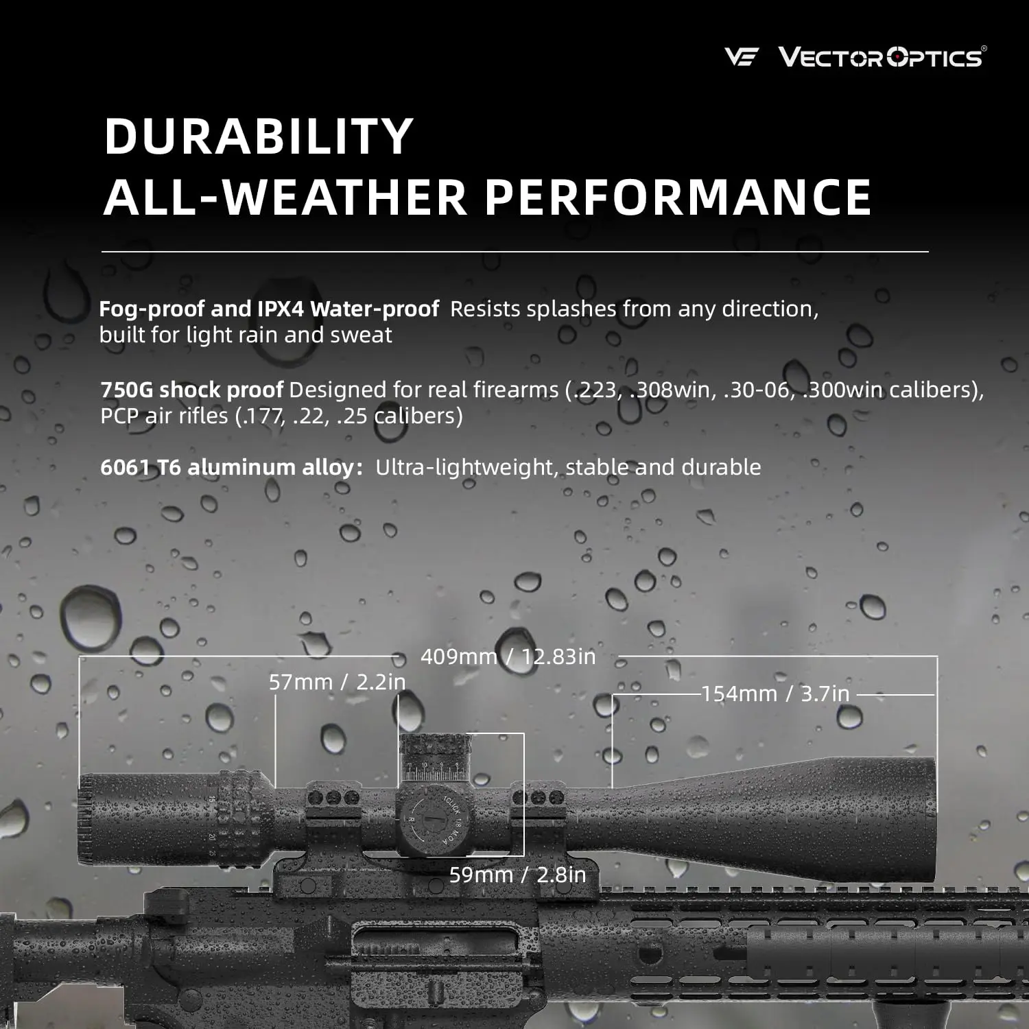 Vector Optics Sentinel-X Pro10-40x50 SFP ライフルスコープ