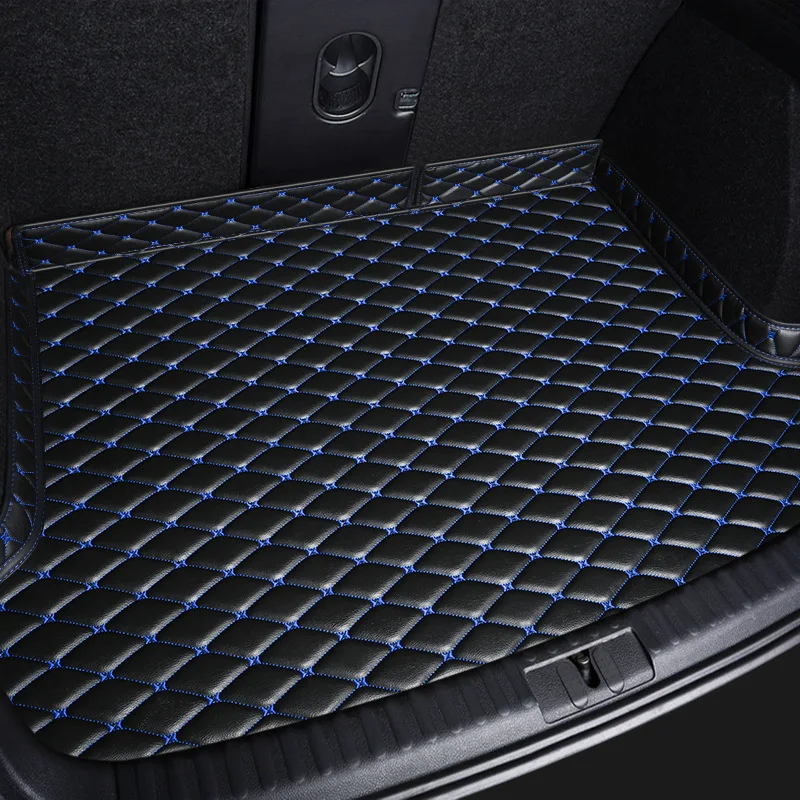 Premium PU Leather Custom Car Trunk Mats - Luxury Interior Car Accessories Carpet