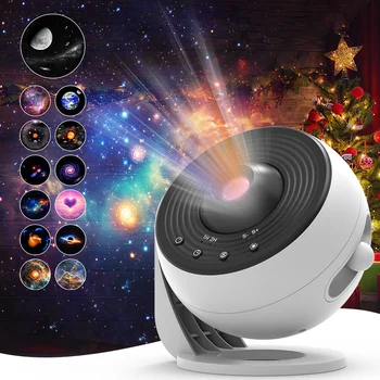 Galaxy Projector Pro Night Light Starry Sky Projector 360° Rotate Planetarium Lamp For Kids Bedroom Valentines Day GiftDecorate