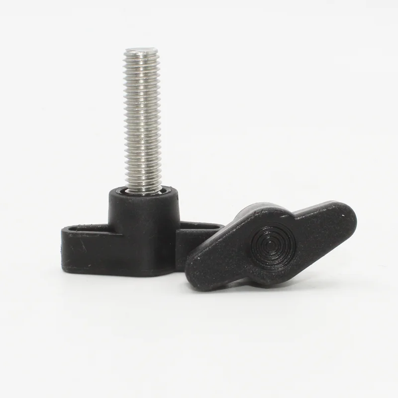 Stainless Steel Adjustable Butterfly Wing Thumb Screw with Z-Shaped Handle