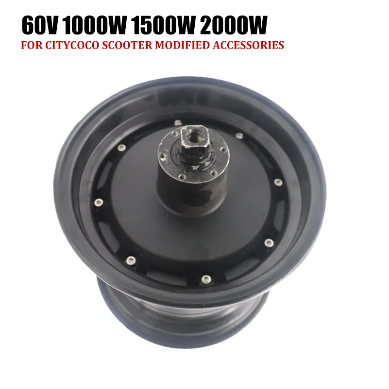 

60V 1000W 1500W 2000W Motor Hub for 18x9.50-8 / 225/55-8 Tubeless Tire Citycoco Modified Accessories Parts