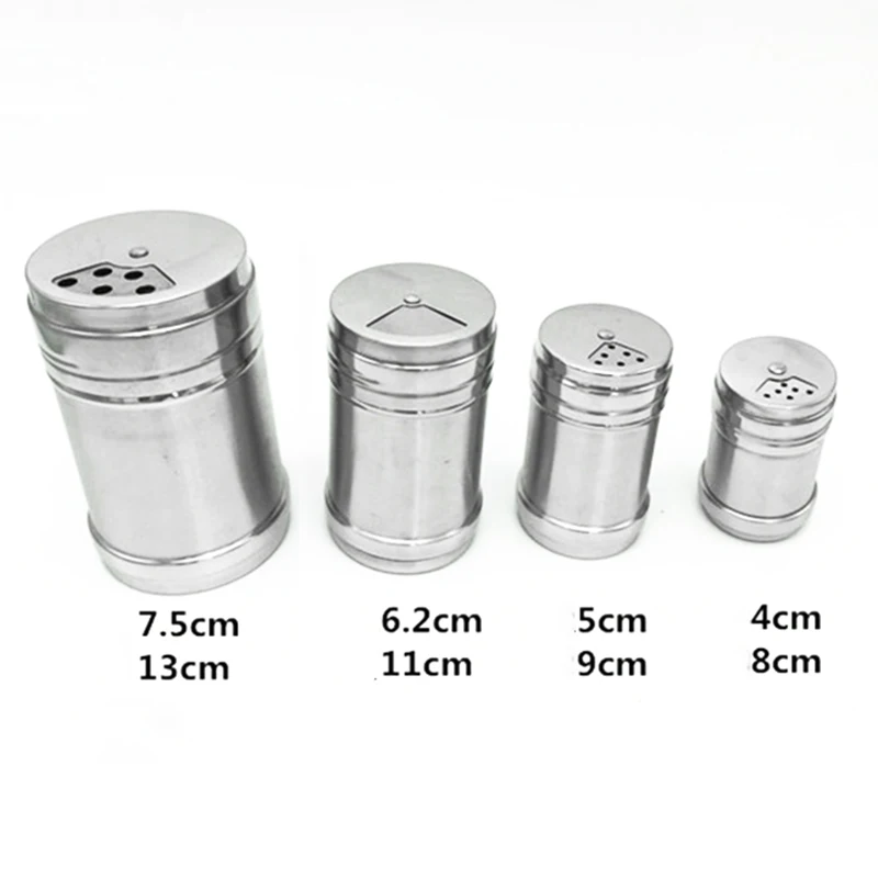 Seasoning Spice Shaker Bottle Jar BBQ Salt Pepper Condiment Box S M L XL Dining Room Kitchen Home Tools spice shaker spice shaker set