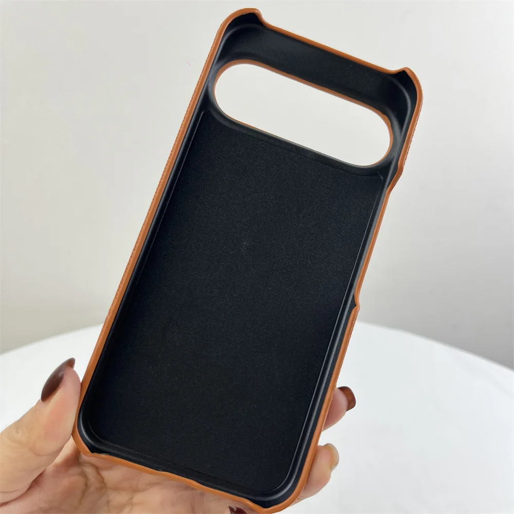 Luxury Matte Cotton Linen Leather Phone Case - Fashionable Simple Shockproof Protection Cover