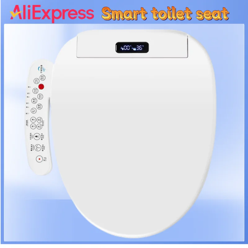 Smart Bathroom U-shape Smart Toilet Seat Electric Bidet Cover Intelligent Bidet Sprayer Heat Clean Dry For Bathroom WC