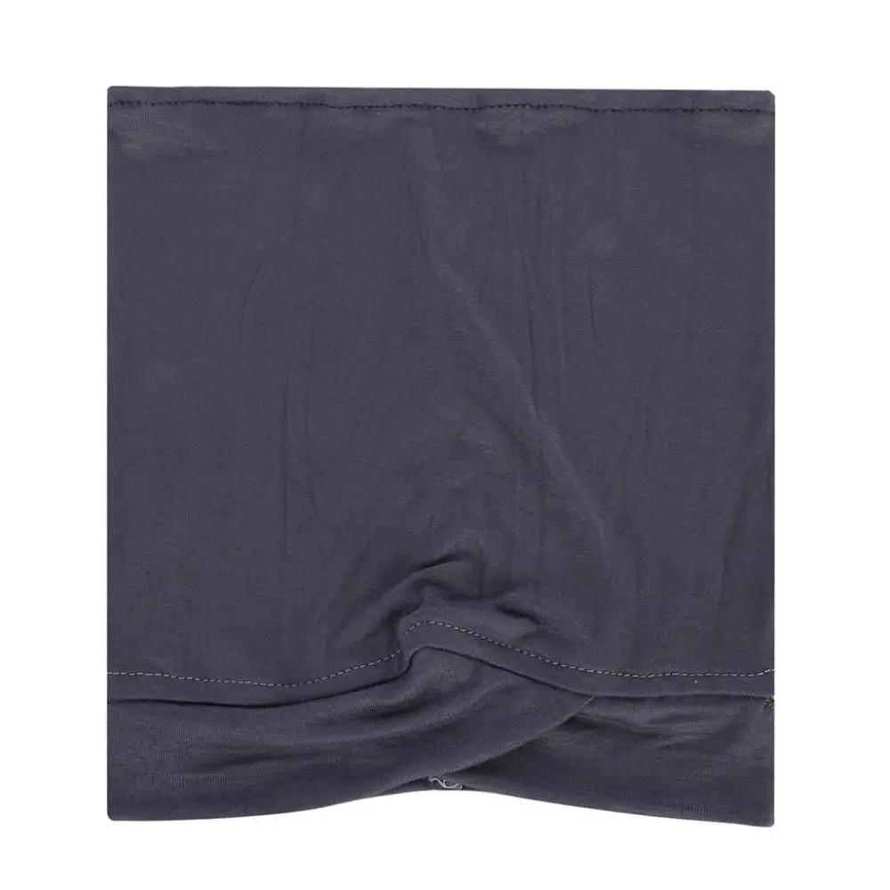 

Religious Non-Slip Head Cover Polyester Crossed Forehead Cap Islamic Turban Muslim Hijab Inner Hijab Solid Color Cap Female Cap