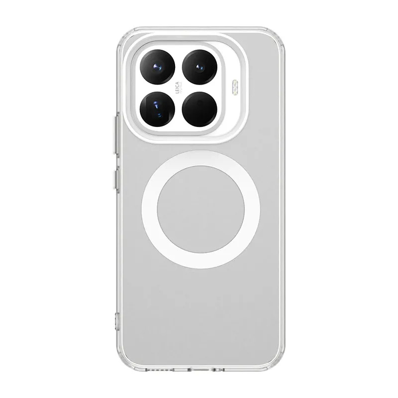 Minimalist Anti-Drop Magnetic Phone Case - Matte Translucent Finish