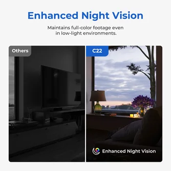 IMILAB WiFi 6 Indoor Baby Monitor Camera with AI Detection Night Vision 2-Way Audio 360° PTZ for Child Safety C21/C22 5