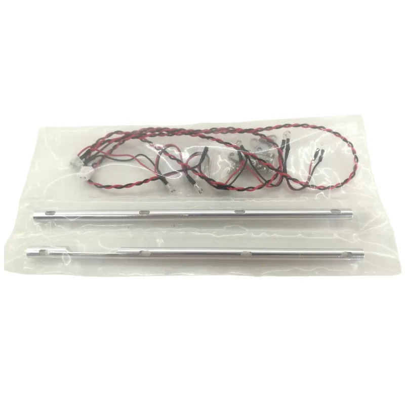 For Tamiya 1/14 Truck Side Lamp Decoration Bottom Lights Metal Stickers RC Cars Scania 56323 R620 R470 Upgrade Accessories 5