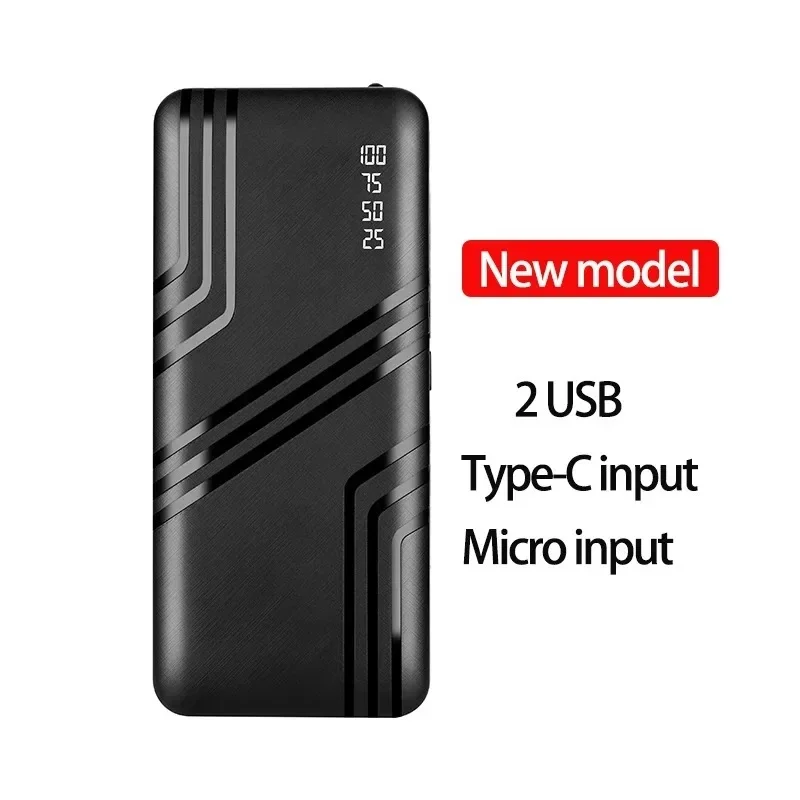 

10000mAh Digital Display Power Bank Fashion Universal Exquisite Pattern Large Capacity Universal Mobile Power for IPhone Huawei