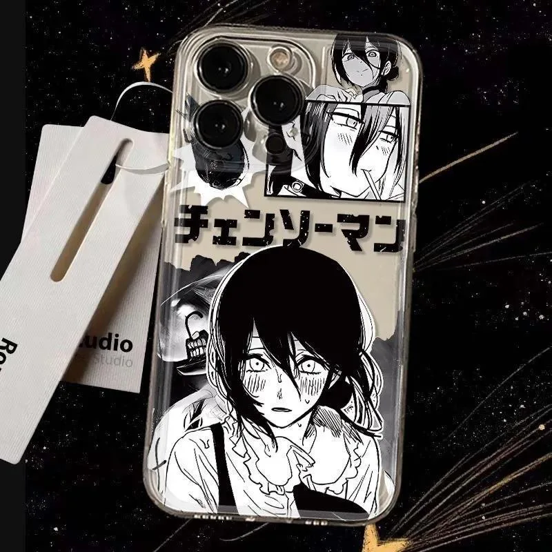 Anime-Inspired Makima Reze Soft Phone Case Cover