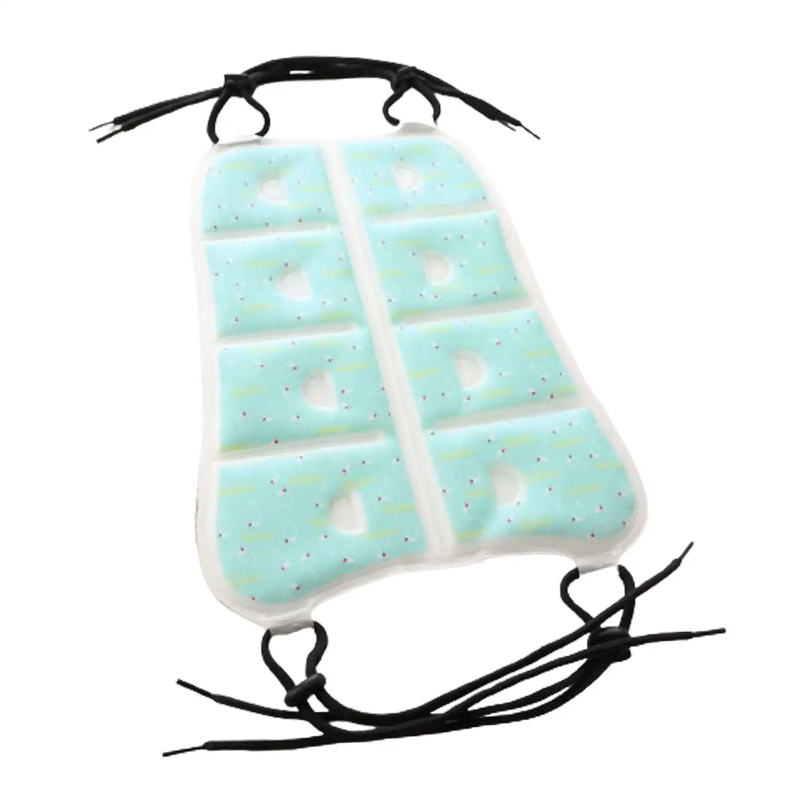 Cooling Backpack Spacer Reducing Sweat Mat Daypack Back Pad Adjustable Cold Vest for Running Camping Fishing Climbing Gardening