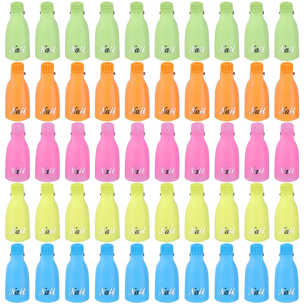 

50 шт., набор для удаления лака на ногах