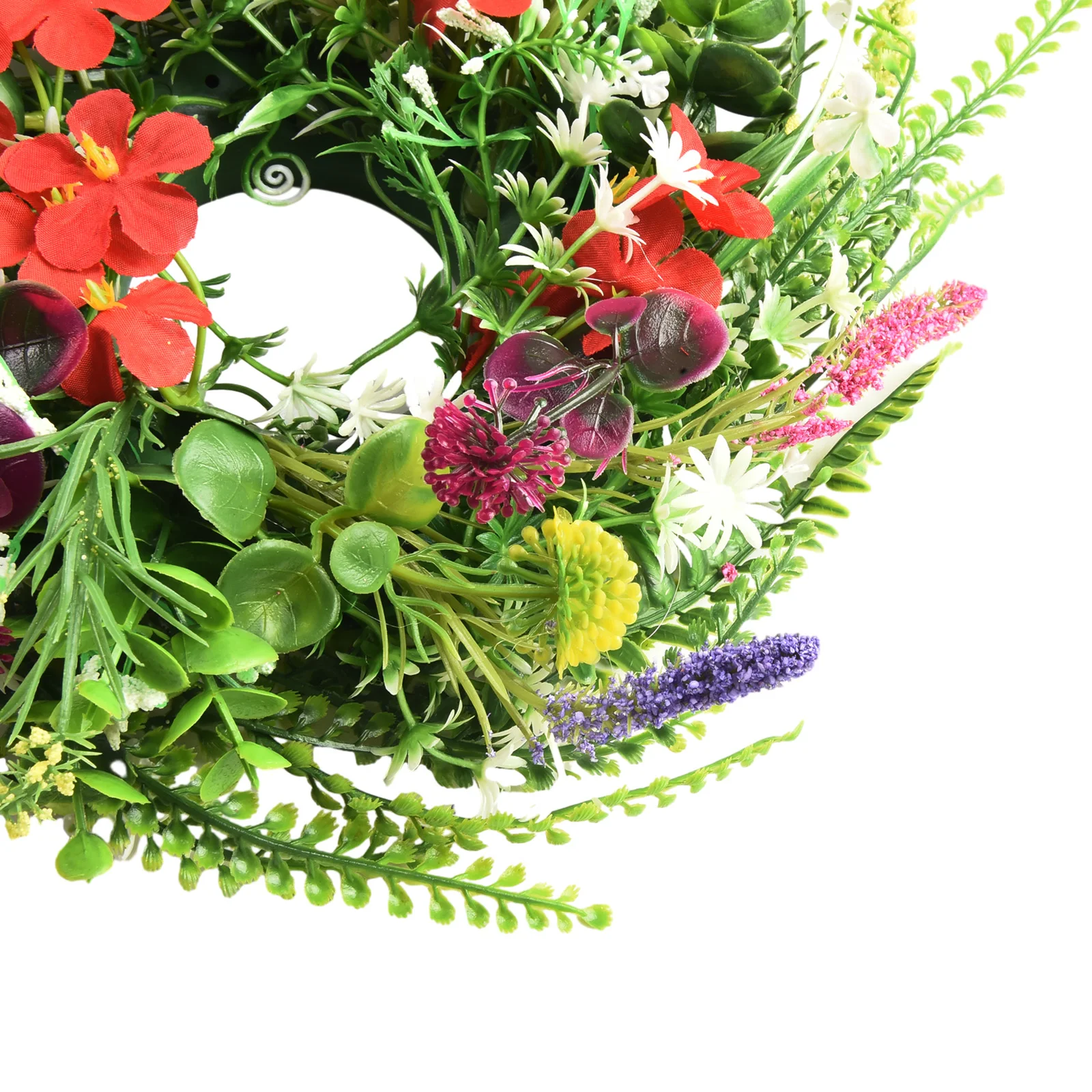 

Front Door Wildflower Garland Simulated Dried Flower Garland 35cm Size For Office And Home Decoration Spring Theme
