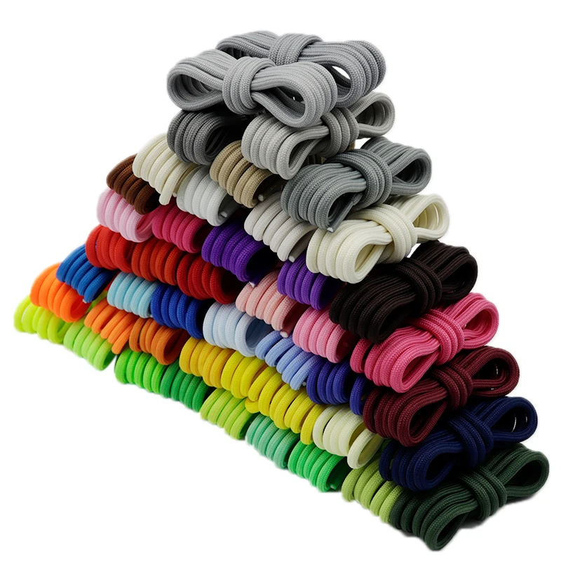 Weiou 5MM Polyester Rope Emerald Green Lace Newest Material Bright Color Lacet Trendy 2021 Hiking Boott Full Of Life Cordones
