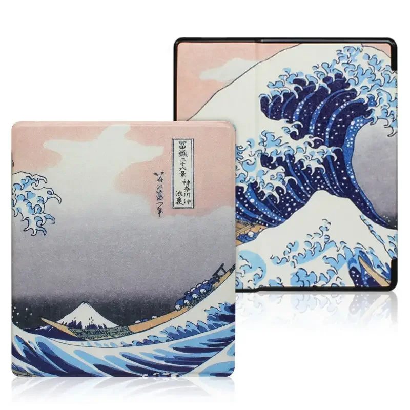 Premium PU Leather Auto Wake/Sleep Cover for Kindle Oasis (7-inch)