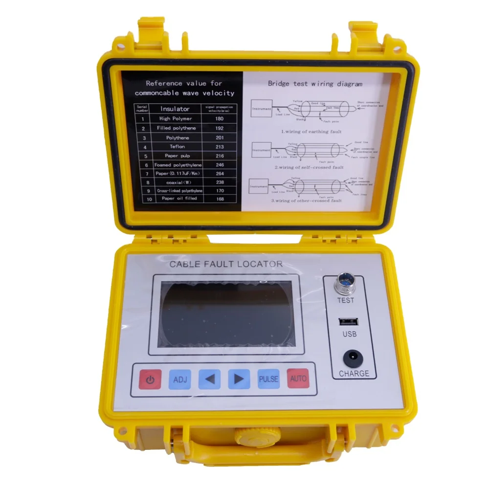 

High Quality Cable Fault Locator TDR 8KM Intelligent Electric Bridge Multimeter USB Port ST620